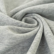 Interlockjersey "Catania" 100% Baumwolle 150g/m² Hellgrau melange