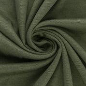 Interlockjersey "Florenz" 100% Baumwolle 150g/m² Antikgrün meliert