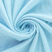 Interlockjersey "Florenz" 100% Baumwolle 150g/m² Kristallblau meliert