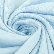 B-WARE - Interlockjersey "Florenz" 100% Baumwolle 185g/m² Himmelblau meliert