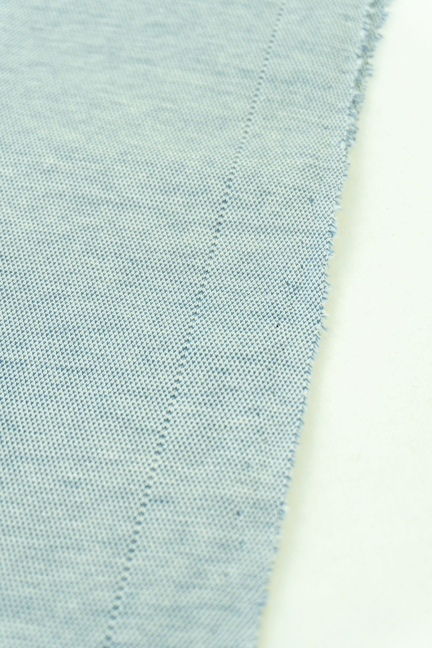 B-WARE - Interlockjersey "Florenz" 100% Baumwolle 140g/m² Helles Mintblau meliert