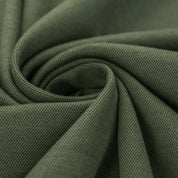 B-WARE RESTSTÜCK 2,3m - Interlockjersey "Florenz" 100% Baumwolle 185g/m² Wintermoos meliert