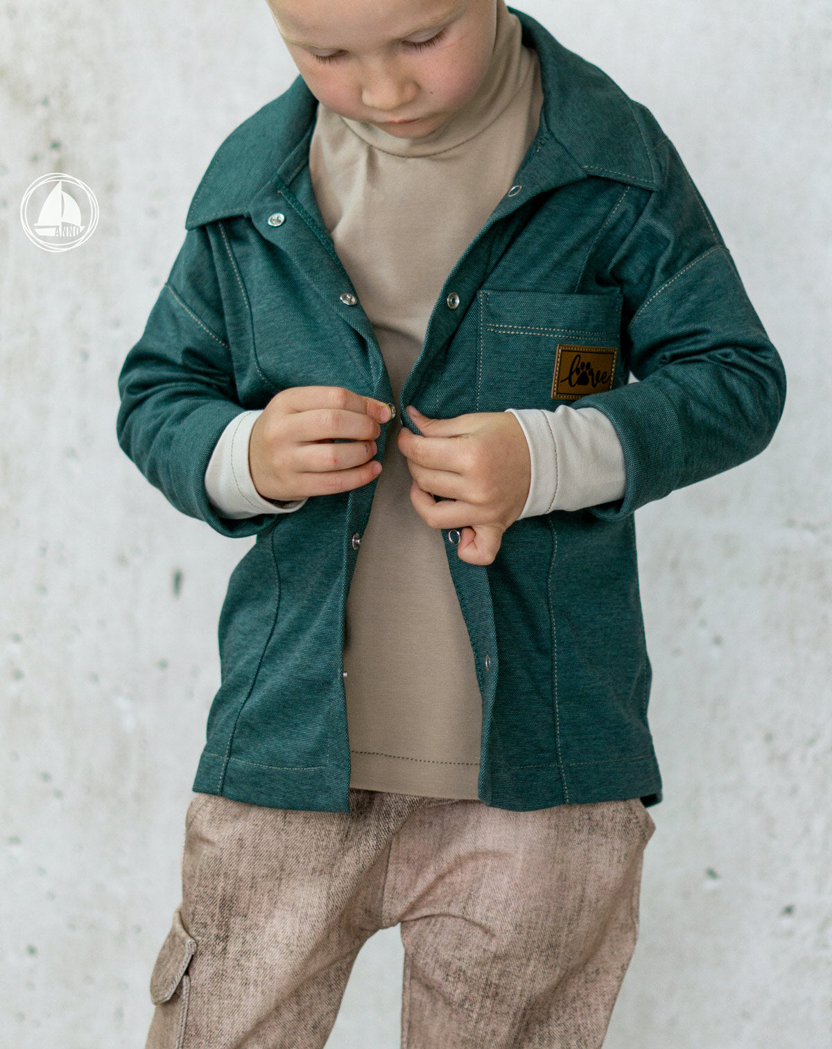 Reststücke - B-Ware - Interlockjersey "Florenz" 100% Baumwolle 150g/m² Berggrün meliert