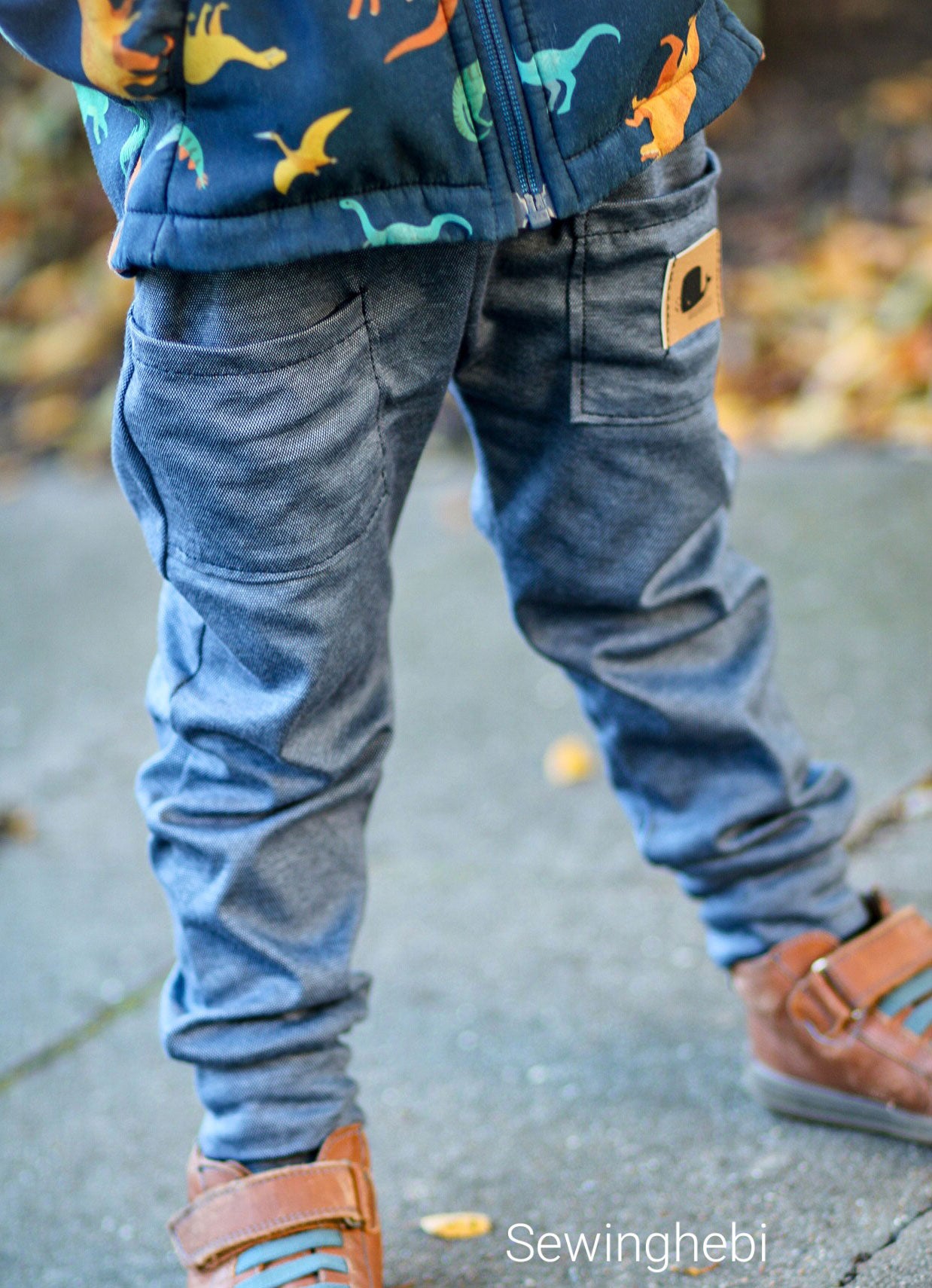 Reststücke - Interlockjersey "Florenz" 100% Baumwolle 150g/m² Rauchblau meliert