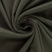 Reststück 1m - Interlockjersey "Florenz" 100% Baumwolle 185g/m² Dunkles Graubraun meliert
