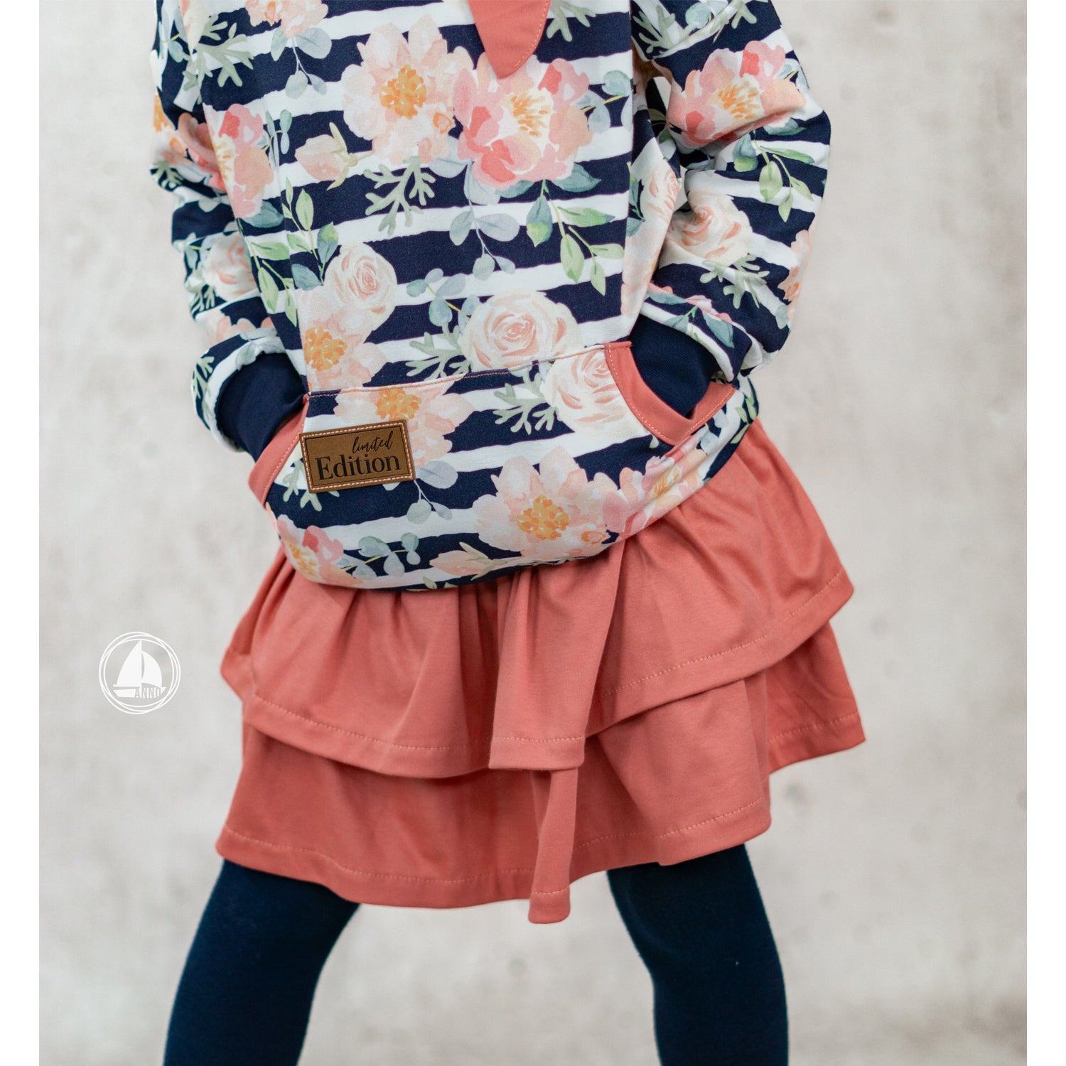 Interlockjersey 100% Baumwolle 140g/m² Lachsrosa