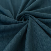 Interlockjersey 100% Baumwolle bedruckt mit Fischgratmuster Blau