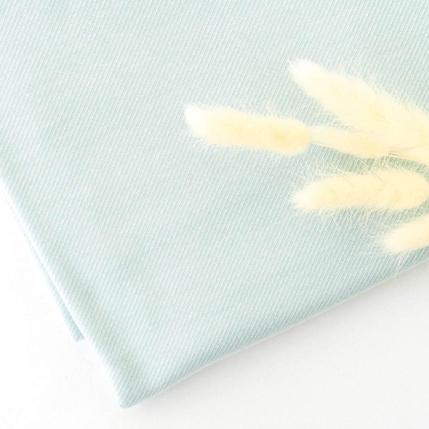 B-WARE Jacquardjersey "Verona" Diagonalstreifen Baumwolle 140g/m² Pastellmint