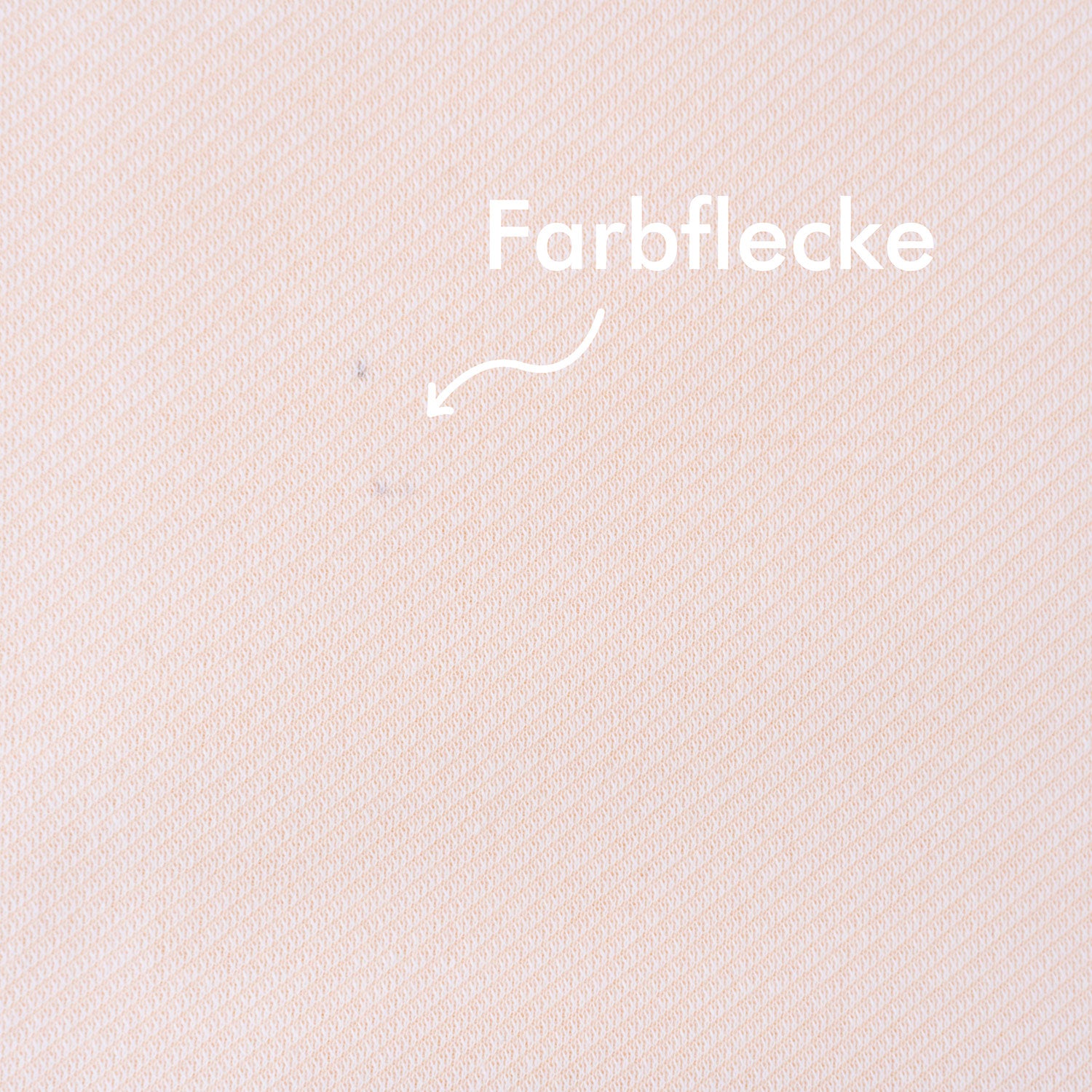 B-WARE Jacquardjersey "Verona" Diagonalstreifen Baumwolle 140g/m² Pastellorange