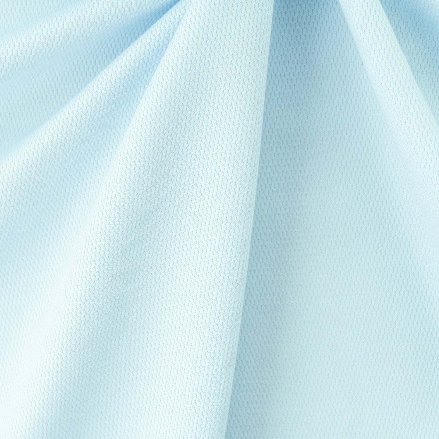 Jacquardjersey 100% Pima-Baumwolle Birdseye-Optik Hellblau