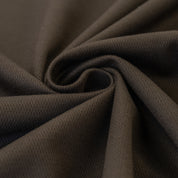 Jacquardjersey Birdseye-Optik Dunkelbraun