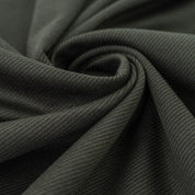 B-WARE - Jacquardjersey "Verona" Diagonalstreifen Baumwolle 140g/m² Dunkelbraun