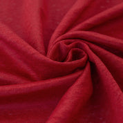 B-WARE - Leinenjersey 100% Leinen Tomatenrot