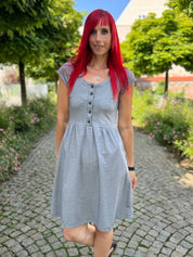 Jacquardjersey "Mailand" Längsgestreift Baumwolle 150g/m² Schwarz