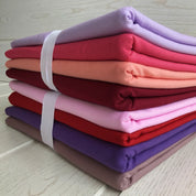 Ü-Stoffpaket Basic - Viskosejersey - Rot-Rosa - versch. Größen