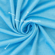 B-WARE - Micro-Modaljersey mit Seide Interlock 140g/m² Pfauenblau