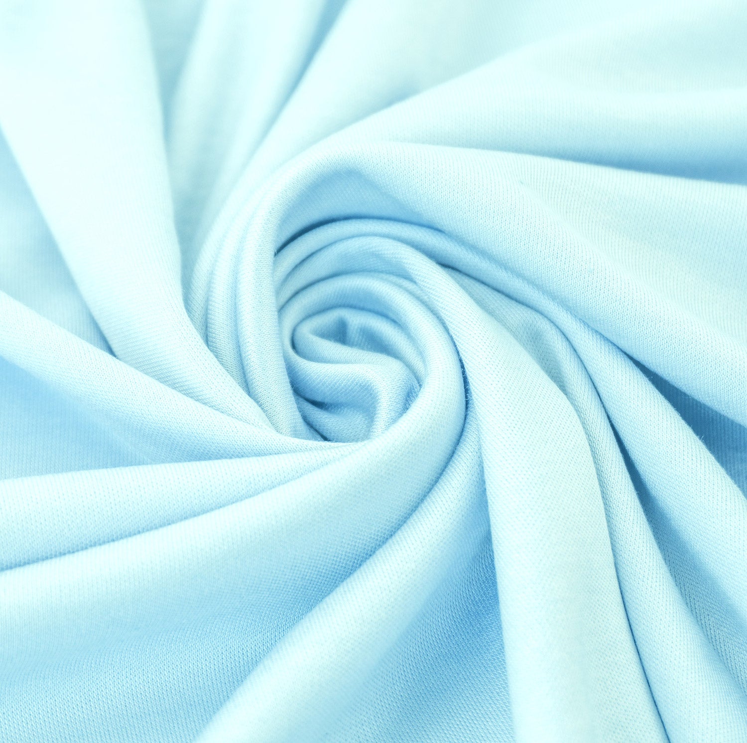 Micro-Modaljersey aus 100% MicroModal 140g/m² Hellblau
