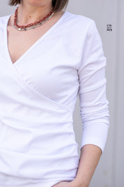 Doppelpiqué 175g/m² Weiß