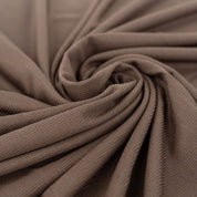 Viskose-Rippjersey 160g/m² Braun - Coupon