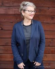 Romanit Jersey 265g/m² Marine