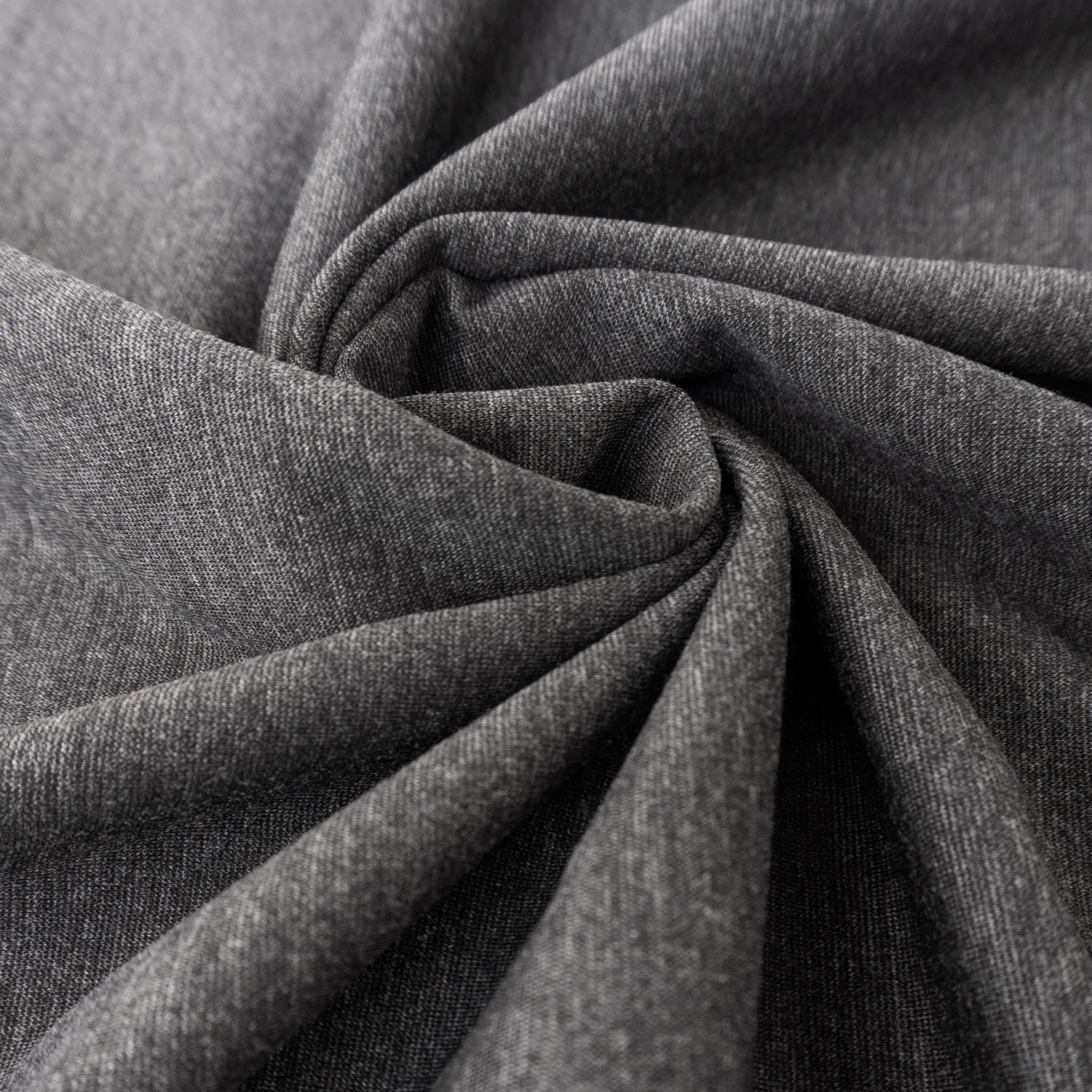 Romanit Jersey 320g/m² Dunkelgrau meliert