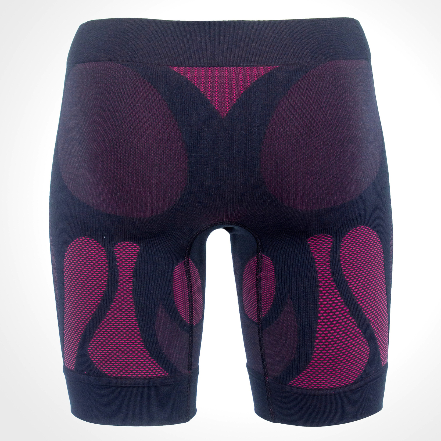 st.able Patrona - Damen Kompressions-Shorts - schwarz-lila