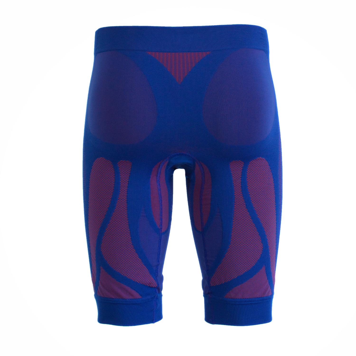 st.able Patronus - Herren Kompressions-Shorts - blau-orange