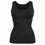 Schwarzes Silhouettea Shapewear-Top für Damen, Frontansicht