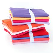 Ü-Stoffpaket Basic - Viskosejersey - Rot-Rosa - versch. Größen