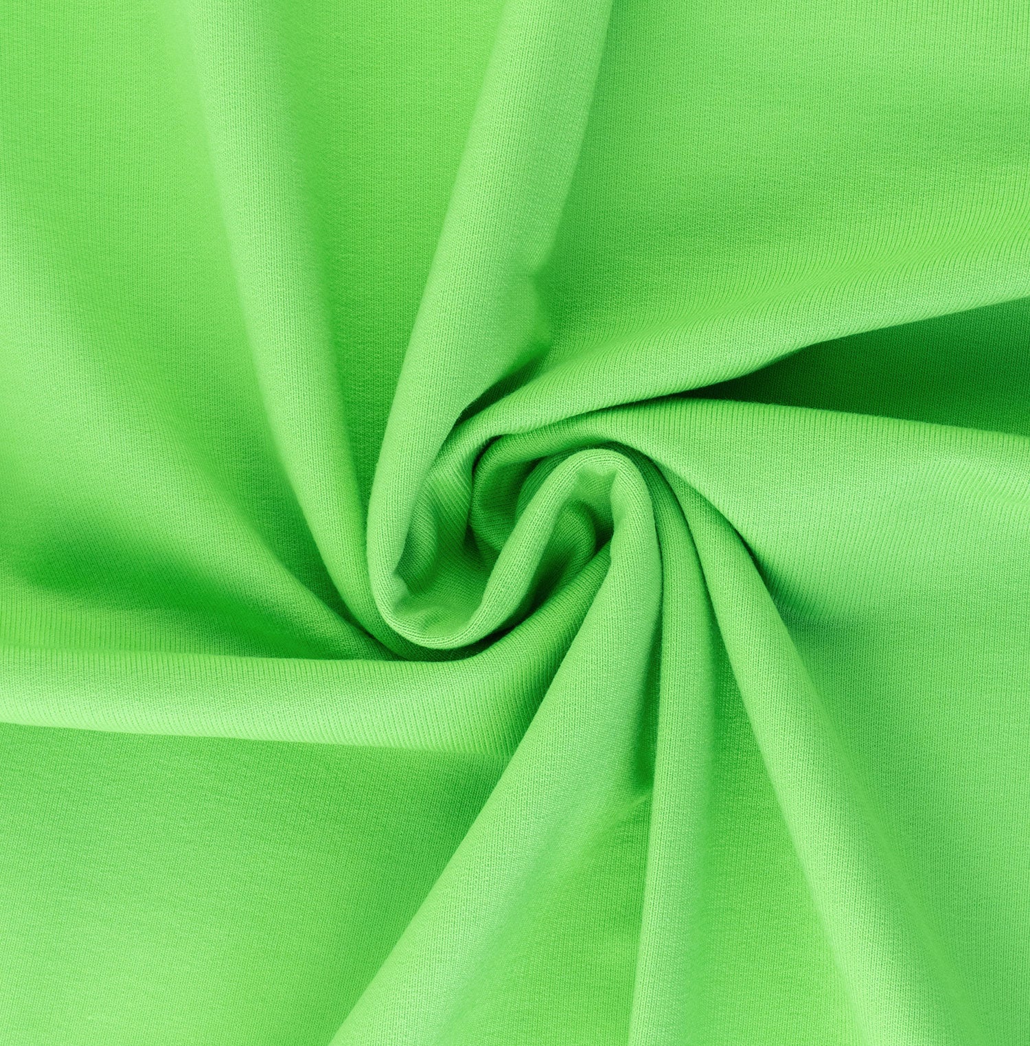 French Terry (ungeraut) 300g/m² Hellgrün - Coupon