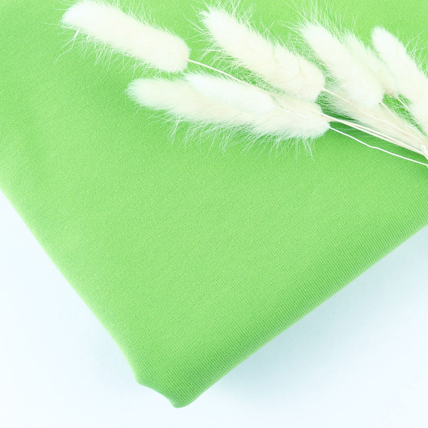 French Terry (ungeraut) 300g/m² Hellgrün - Coupon