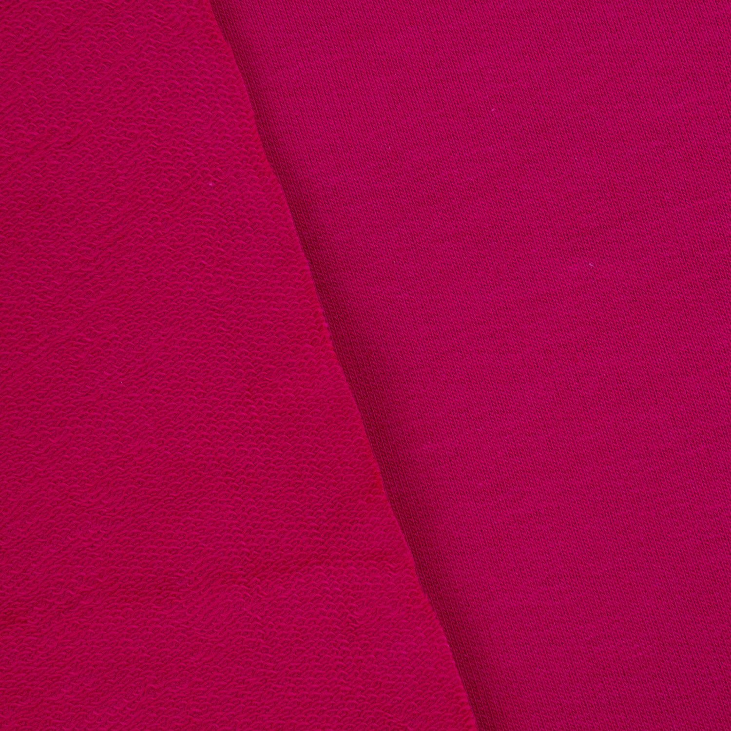 French Terry (ungeraut) 180g/m² Himbeere