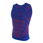 st.able Patronus - Herren Kompressions-Tanktop - blau-orange