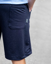 Viskose-French Terry (ungeraut) 200g/m² Mitternachtsblau