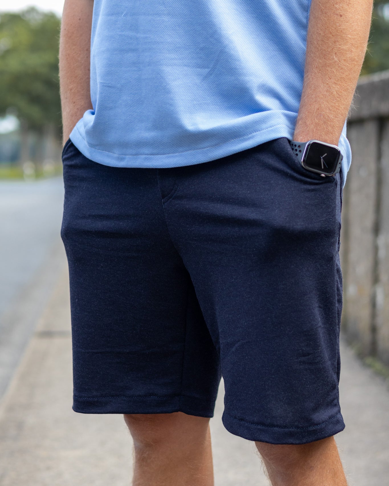 Viskose-French Terry (ungeraut) 200g/m² Mitternachtsblau