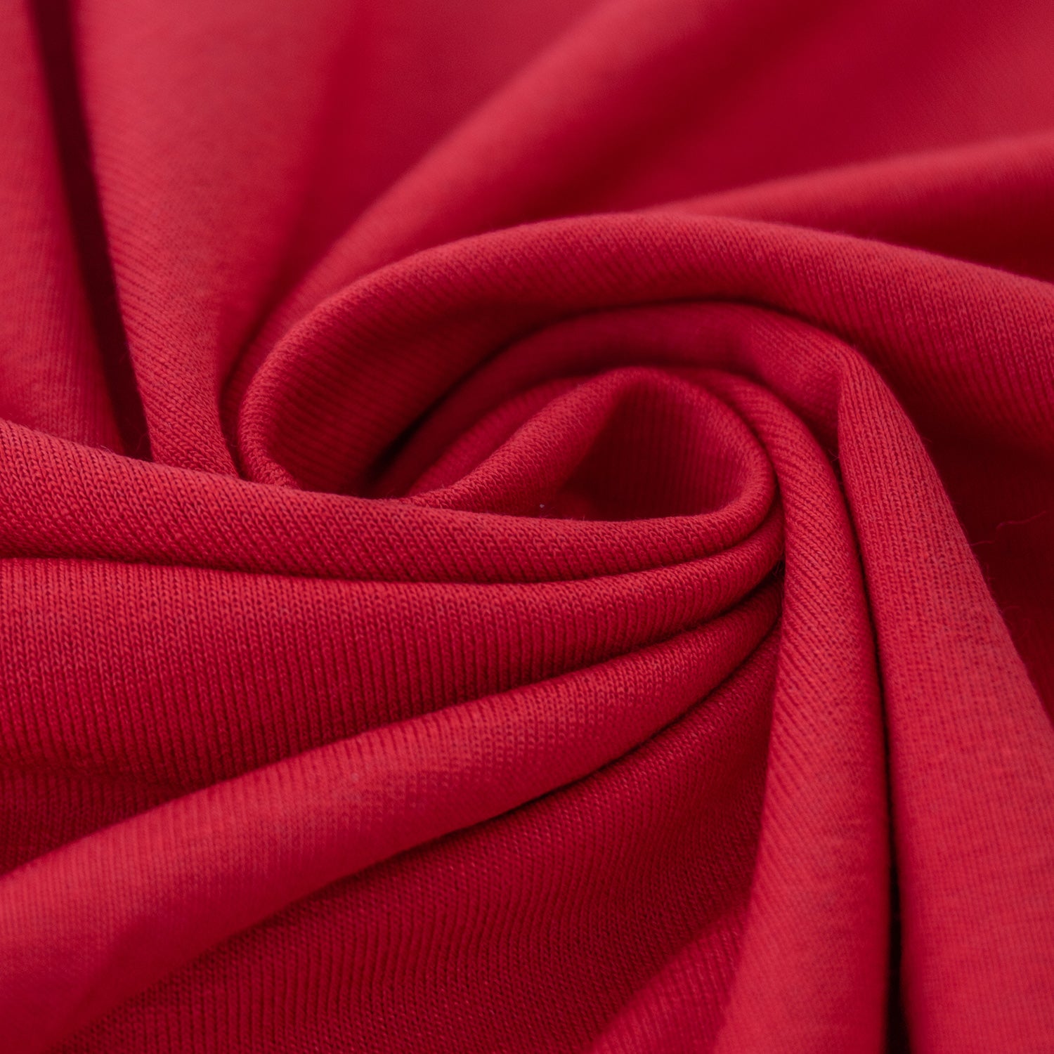 Viskosejersey mit Elasthan 190g/m² Tomatenrot