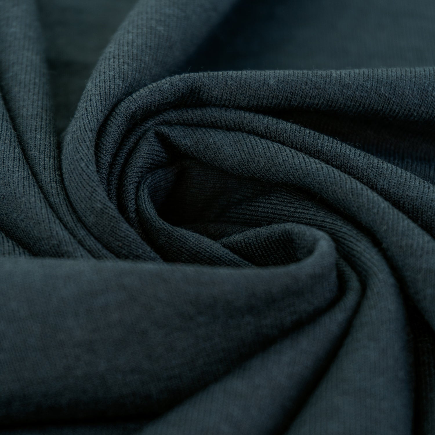 Stoffmuster Viskosejersey mit Elasthan 220 g/m² Marine