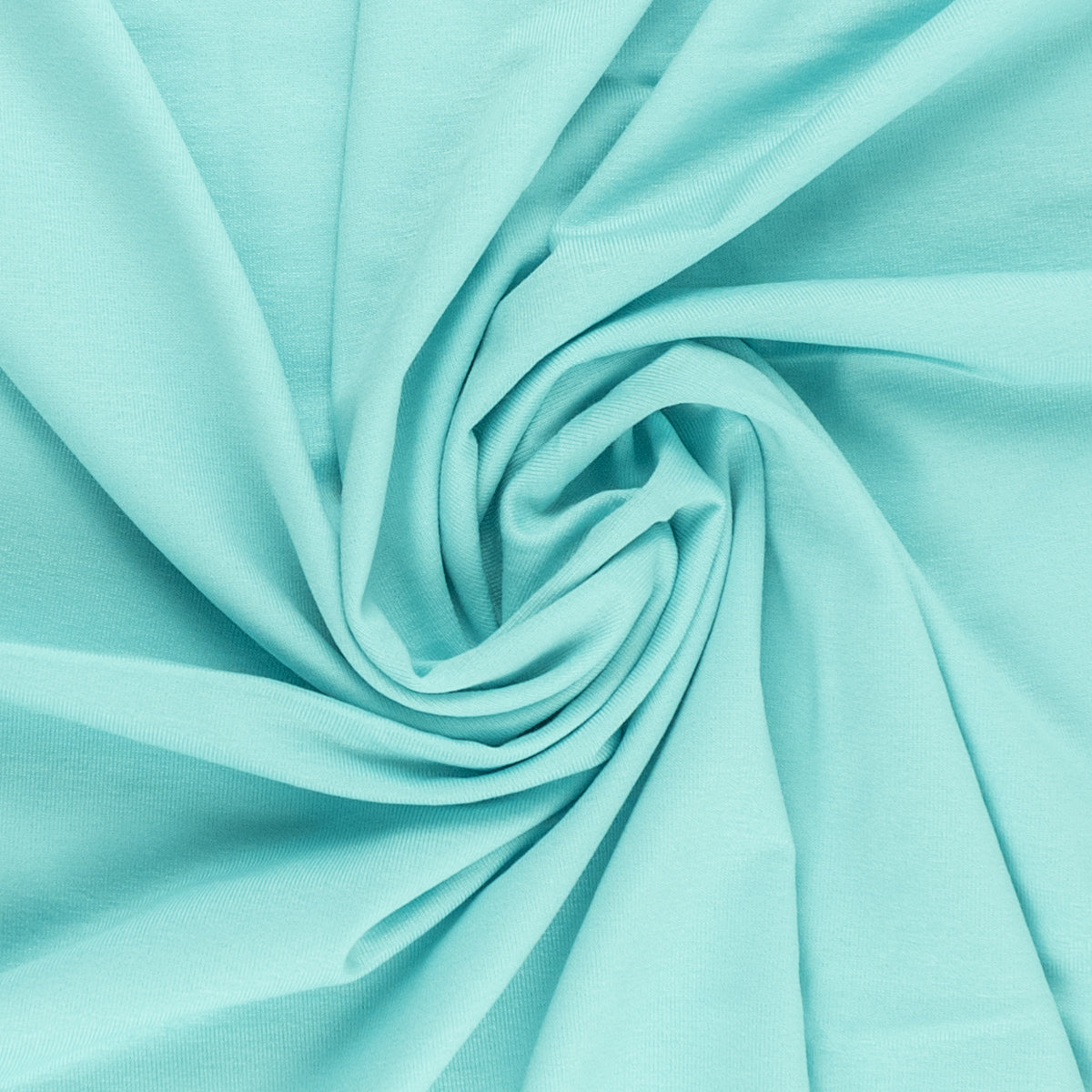 Stoffmuster Viskosejersey mit Elasthan 190g/m² Eisblau
