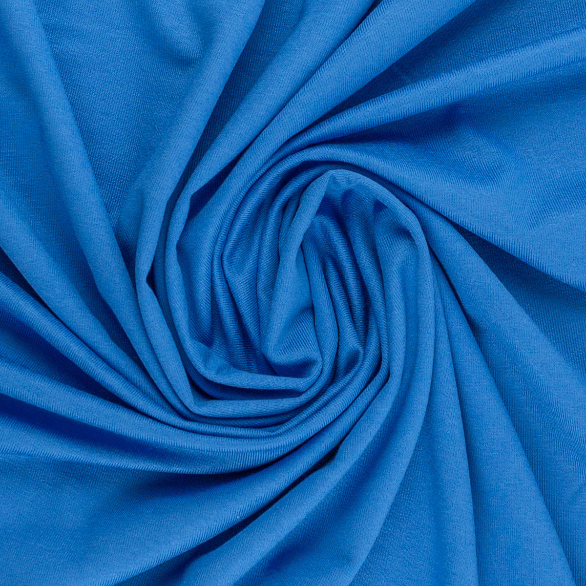 Stoffmuster Viskosejersey mit Elasthan 190g/m² Kornblume
