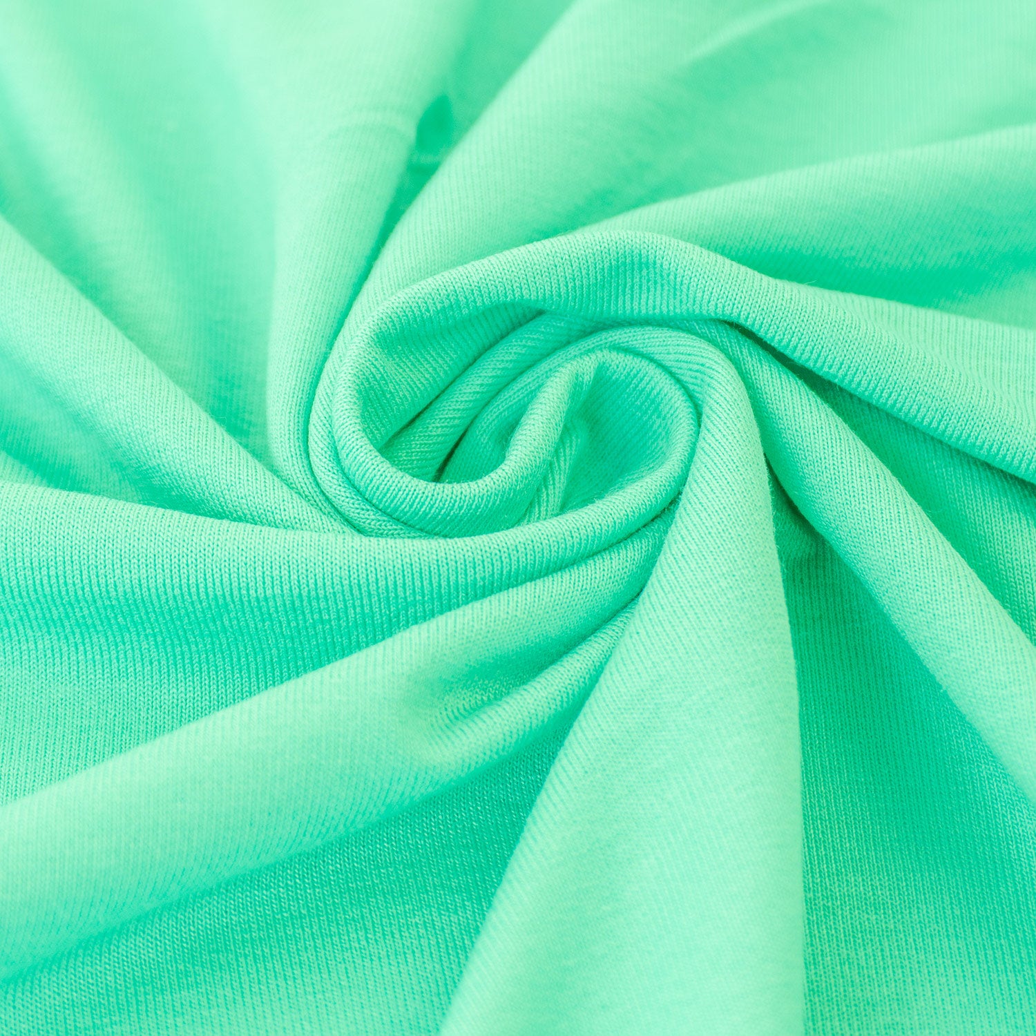 Viskosejersey mit Elasthan 190g/m² Ozean Mint