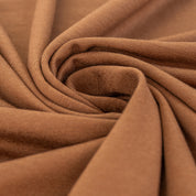 Viskosejersey mit Elasthan 190g/m² Mittelbraun