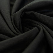 Stoffmuster Viskosejersey mit Elasthan 190 g/m² Schwarz
