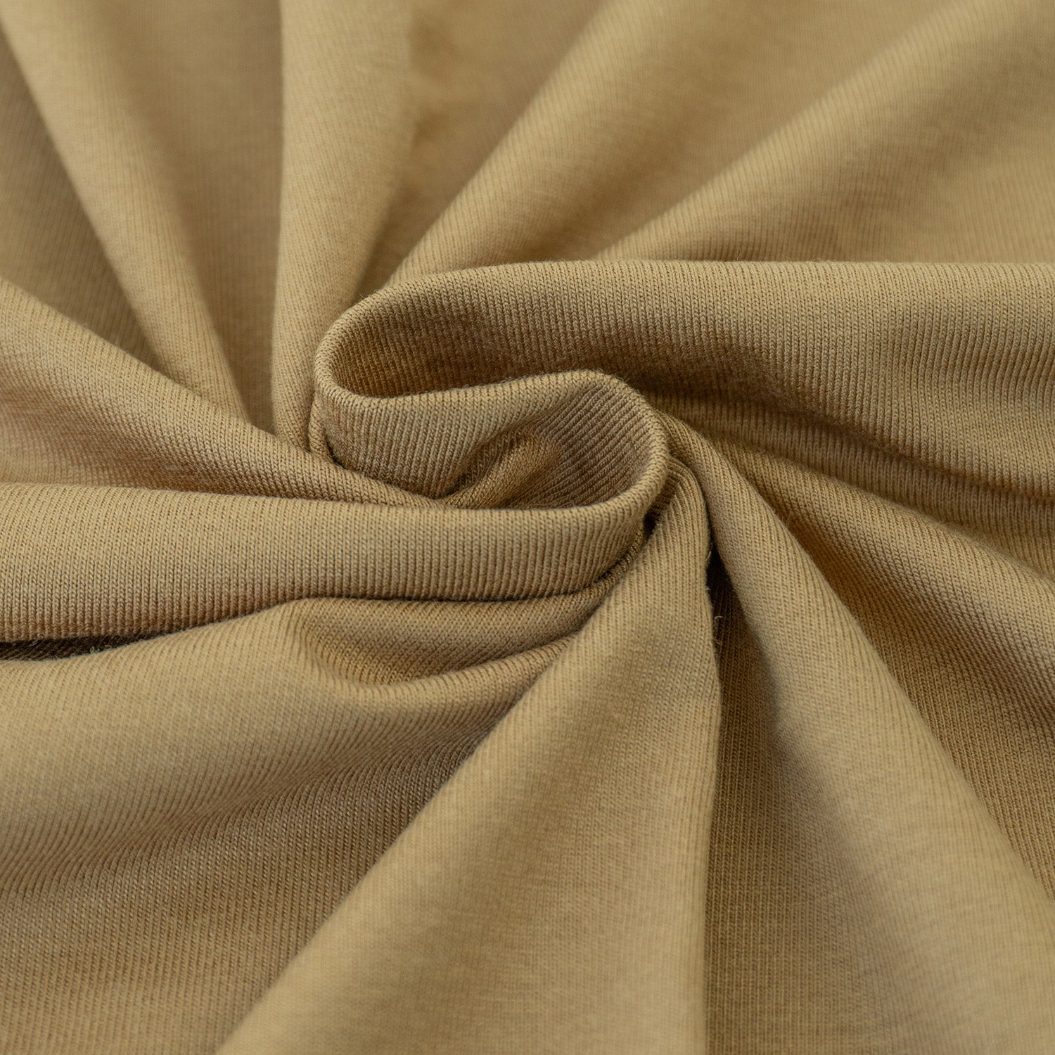 Stoffmuster EcoVero Viskosejersey mit Elasthan 190g/m² Haselnussbraun