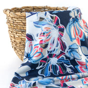 Viskosejersey mit Elasthan 190g/m² bedruckt "Flower Breeze"