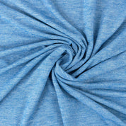 Singlejersey Viskose / Schurwolle 125g/m² Blau meliert