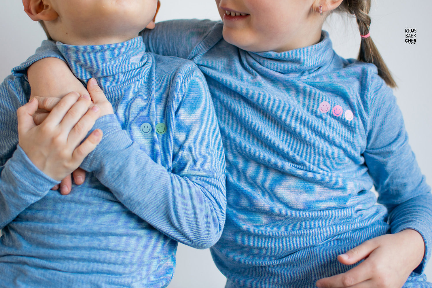 Singlejersey Viskose / Schurwolle 125g/m² Blau meliert