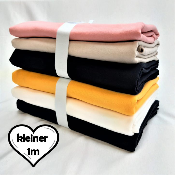 Ü-Stoffpaket Basic - Sweat angeraut <100cm